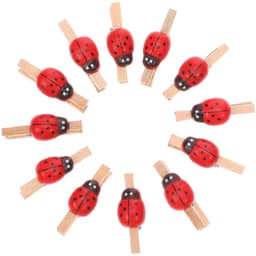 Dailygoods- Houten Deuvels 100 Stuks - Mini-Wasknijpers - Fotoklemmen - Decoratieve Klemmen - Handgemaakt - Natuurlijk Hout — thumbnail 1