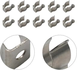 Gereedschap Clips - Veerklemmen Hangers - Gereedschap Opbergen - Roestvrij Staal - 6-28mm - Zilver — thumbnail 5