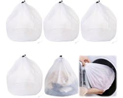 Wasmachine Wasnetjes Set van 5 – 30 x 40 cm, Fijnmazige Waszak voor Ondergoed, Sokken en Handdoeken