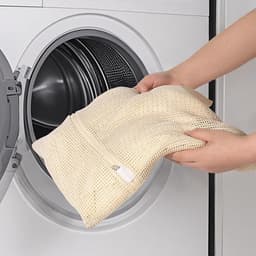 4 Stuks-waszak- waszakjes met rits-waszakken voor wasgoed-mesh waszakken-waszakken-waszak klein -wasnet-waszakje bh-Waszakje Lingerie- wasmachine zakken-Beschermt Kleding-Katoen waszak-georganiseerde bagage — thumbnail 5