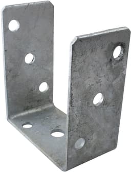 Solidchoice - Set van 2 U-vormige Stalen Steunen voor Plinten 100x125x60mm — thumbnail 3