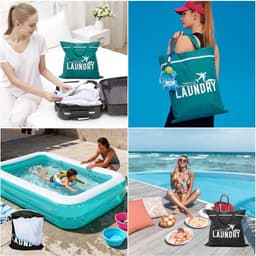 Reiswaszakken Set van 2, Waterdichte Zak voor Badkleding, Ideaal voor Vakantie en Sportactiviteiten — thumbnail 5