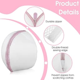 Wasset voor beha's - Waszak en sokkenzak, ideaal voor delicate kleding en wasbescherming — thumbnail 3