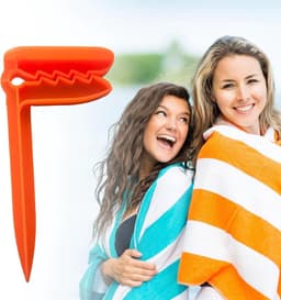 SnelShoppen - 8Pcs Plastic Strandlaken Klemmen - Lichte Decoratieve Wasknijpers - Handdoek Houder Voor Kamperen, Picknicks, Tuin, Buiten - UV-bestendi — thumbnail 5