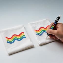 2 Witte Textielstiften Wasmachinebestendig - Waterdichte Stofverfstiften voor T-Shirts, Textielmarkers — thumbnail 3