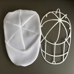2-stuks Waszak voor petten - Speciaal ontworpen waszak voor petten - 30,5x21x12 cm - Inclusief pettenhouder en waszak - Geschikt voor het reinigen van diverse baseballpetten, vervormt niet snel - Wit — thumbnail 4