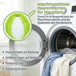 SnelShoppen - 24 Dierenhaarverwijderaars voor Wasmachine, Herbruikbare Pluisballen voor Honden en Katten, Effectieve Haarvanger voor Kleding en Bedden — thumbnail 4