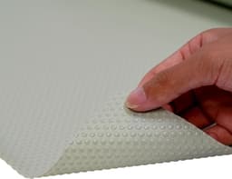 niet-klevende gemakkelijk schoon te maken keukenkast plank koelkast plank beschermer mors waterdichte afwasbare EVA 44 cm x 200 cm Salie Groen — thumbnail 3
