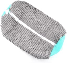 wasmachine 2 stuks waszak, schoenenzak wasmachine schoenenzak herbruikbare ritssluiting pluche schoenwaszak voor gymschoenen, tennisschoenen, grijs — thumbnail 4