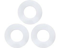 3 stuks siliconen spoelklepring voor Geberit, klepvoetafdichtingsring voor 816.418.00.1, rubberen ring voor spoelbakafdichting