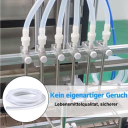 Flexibele Siliconen Slang 8mm Binnen- en 10mm Buitendiameter, Voedselveilige Slang voor Water, Lucht en Olie Transport — thumbnail 5