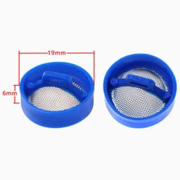 Wasmachinefilter - 30 Stuks - Wasmachineslangfilter - Inlaatklepfilter - Herbruikbaar - Haarvanger - Haar Vanger - Onderdelen Voor Wasmachines - Geschikt Voor Automatische Wasmachine-Accessoires - Blauw — thumbnail 5