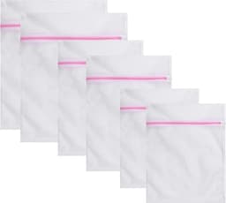 Waszakken set van 6 - Mesh stof - Eco-vriendelijk en duurzaam - Voor kleding en ondergoed - ShopVlot — thumbnail 1