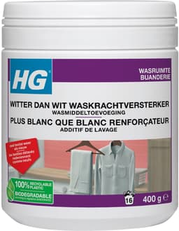 HG witter dan wit waskrachtversterker wasmiddeltoevoeging 400gr — thumbnail 1
