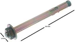 Mouw Ankers - Schild Bouten - Zware Bevestiging - Stevige Constructie - M8 M10 100MM - ZYP Finish — thumbnail 2