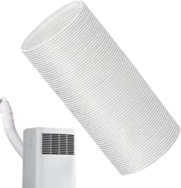 Afvoerslang Airco - Slang Mobiele Airco - Airco Koeling - Telescopische Verlenging - 300cm - Wit — thumbnail 1