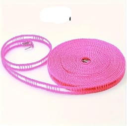 Draagbare Waslijn - Buitenwaslijn Winddicht - Kleding Drogen - Glad PVC Medische Kwaliteit - 10 meter - Willekeurig — thumbnail 5