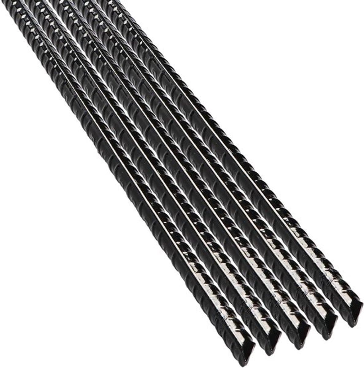 Zware Grondankers voor Tuin en Camping - 12 Inch Stalen Tentpalen, Poortsteunen en Plantsteunen met Zwarte Poedercoating — afbeelding 1