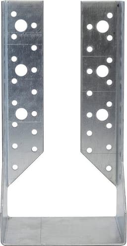 Set van 2 balkenschoenen 100x200mm - Draagschoen met 52 gaten - Verzinkt staal Z275 — thumbnail 5