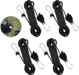 Spanner - Reflecterende trekkoordspanner - 4 meter - Meerkleurig — thumbnail 1