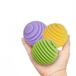 6 stuks wasbal voor wasmachine & drogerbal – Herbruikbare rubberen wasballen (5,5 cm) — thumbnail 2