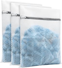 3 Stuks Wasnetten met Rits - Waszakjes - Waszakken - Laundry Bag - Waszakken Van Gaas - Waszakken voor Wasgoed - Duurzame Wasmachinezakken - 12 X 16 Inch - Voor Lingerie, Bh's, Sokken, Kleding en Reisorganisatie — thumbnail 1