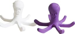 2x Drinkfles Droogrek – Universele Flessen Droogrek met Luchtcirculatie, Ruimtebesparend Flessenrek voor Keuken, Babyflessen en Waterflessen - Wit en Paars — thumbnail 1
