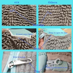 Schoenwaszak Set van 2 - Herbruikbaar - Robuuste Waszak - 40 x 20 cm - Met Ritssluiting - Perfect voor Schoenbescherming — thumbnail 3