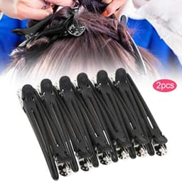 Haarspelden Set - Kappersclips - Haar Styling - Niet-sporend Ontwerp - 24 Stuks - Zwart — thumbnail 4