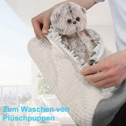 Waszak voor het wassen van schoenen - Verhoogde binnenwrijving met zachte borstel - Wit — thumbnail 3