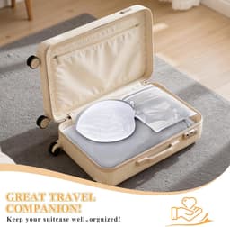 SnelShoppen - Grote Waszakken Set van 7 Stuks voor Wasmachine, Katoenen Wasnetten met Rits, Diverse Maten voor Ondergoed, Sokken, Babykleding en Meer — thumbnail 4