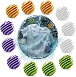 SnelShoppen - Reusable Wasballen voor Wasdroger en Wasmachine, Droogballen voor Efficiënt Drogen, Zachte en Elastische Materialen, Ideaal voor Kleding — thumbnail 1