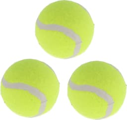 SnelShoppen - Droogballen set van 3 | Ø 6 cm rubber kern gele polyester vilt | Wasgoed drogen energie besparen | Sneller drogen met tennisballen — thumbnail 5