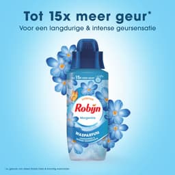 Robijn Perfecte Match Wasverzachter en Wasparfum Pakket - Morgenfris - 4 stuks - 2 x 39 wasbeurten + 2 x 342ml - Voordeelverpakking — thumbnail 3