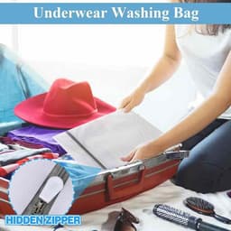 SnelShoppen - Underwear Laundry Bags Set - 2 Bra Waszakken + 2 Net Waszakken - Ademend en Duurzaam - Bescherming en Organisatie - Maat 34.5cm en 40x55 — thumbnail 4