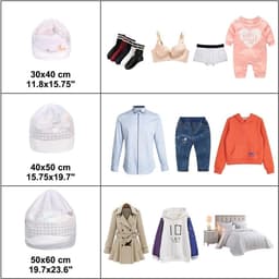 3-delige Waszak Set met Koord, Ideaal voor Fijne Was, Babykleding en Speelgoedopslag - Duurzaam en Geschikt voor Wasmachine — thumbnail 5
