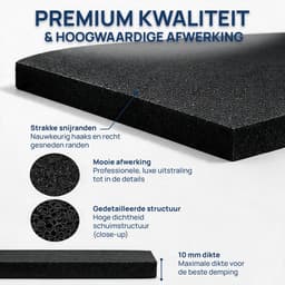 ProductXpert SilentPad™ - Anti Trillingsmat Wasmachine en Wasdroger - Geluidsdempende Antislip Mat - 620 x 620 x 10 mm — thumbnail 4