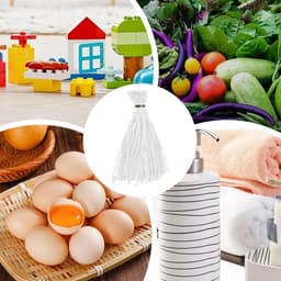 Mesh Produce Zakjes - Netzakken Fruit - Keuken Organiseren - Rekbaar Materiaal - 100 stuks - Wit — thumbnail 3
