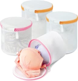 Eono van Amazon - Wasnetten voor beha's - 4 stuks mesh wasnetten voor de wasmachine zakje voor delicate lingerie met premium ritssluiting — thumbnail 1