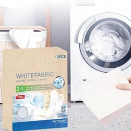 Textielverf Vellen - Wasmachine Verf - Kleding Opfrissen - Zelfoplossend in Water - 10 Vellen - Wit — thumbnail 3