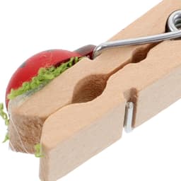 Houten Wasknijpers - Decoratieve Klemmen - Knutselen en Decoratie - Lieveheersbeestje Ontwerp - 3.5 cm - Kleurrijk — thumbnail 3