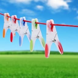 - Kleding Drogen Clips - Sterke Grip - Extra Groot - Non-slip - Kleurvol - Geschikt voor Binnen en Buiten - 72 Stuks — thumbnail 4