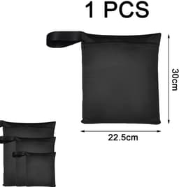 Dailygoods - Waterdichte Waszak - Herbruikbaar met Ritssluiting (30 x 22,5 cm) — thumbnail 2