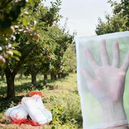 Opbergzakken Fruit - Aardappelzak Mesh - Producten Bewaren - Met Trekkoord - 25 Stuks - Wit — thumbnail 3