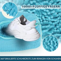 Multifunctionele Waszak voor Schoenen - Herbruikbare Waszak voor Sneakers en Schoenen, Beschermt Wasmachine en Schoenen, 2 Stuks (Lichtblauw) — thumbnail 4