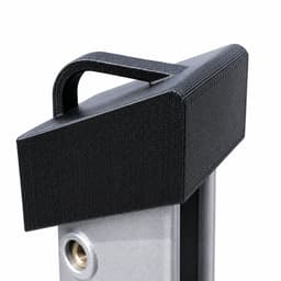 Alvora eindkappen geschikt voor Brabantia Topspin en Lift-O-Matic - 4 stuks - Droogmolenarm beschermkappen met ophanghaak - Zwart — thumbnail 4