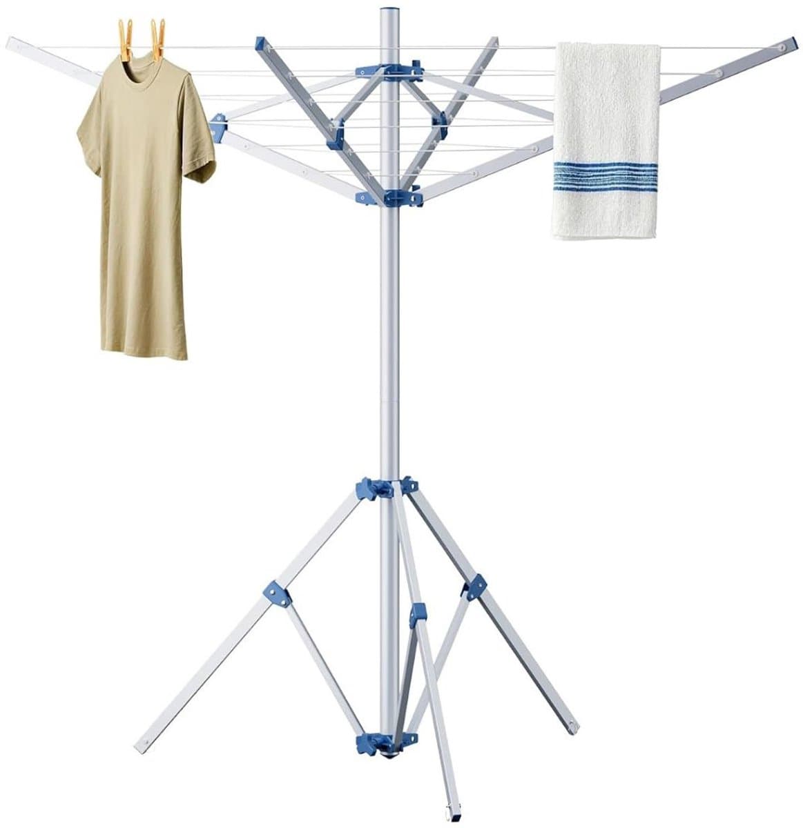 VLSelect® Droogmolen Met Voet - Wasrek - Droogrek — afbeelding 1