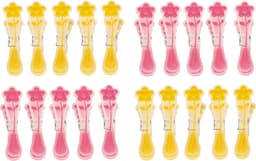 Kledingknijpers - Wasknijpers - Drogen van wasgoed - Met rubberen inleg - 20 stuks - Blauw — thumbnail 1