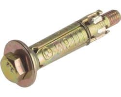 Metselwerk Anker - Boutanker Schroef - Zware Bevestigingen - Vierweg Uitbreiding - M8 x 10 mm - Geel