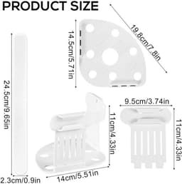Bladhouders set - 4 stuks - premium materiaal - voor matrassen — thumbnail 2